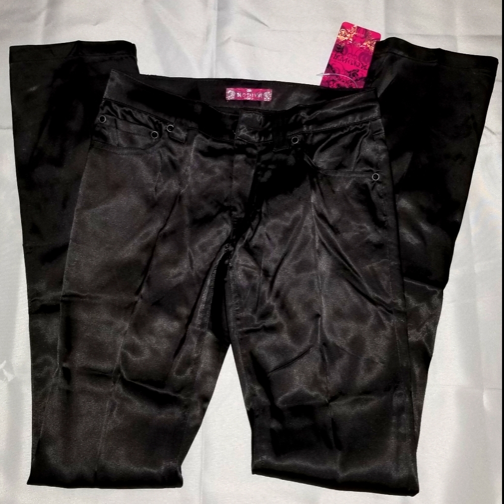 Modiva Retro Shiny Pants, 5 pocket